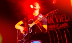 Acoustic guitarist performing